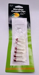 Open Package Bass Pro Shops Marabou Jigs Lures Card 1/8oz 6 Of The 10 Are Left - Picture 1 of 3
