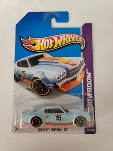 Hot Wheels Gulf '70 Chevy Chevelle SS DIECAST HW SHOWROOM 2013 - Imagen 1 de 3