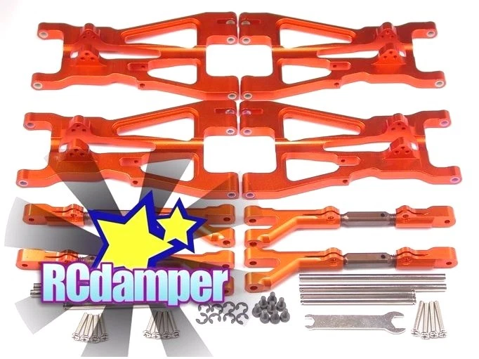 GPM ALUMINUM FRONT REAR UPPER LOWER ARM OR HPI SAVAGE 21 25 SS 3.5 4.6 FLUX X XL - Image 1 of 1