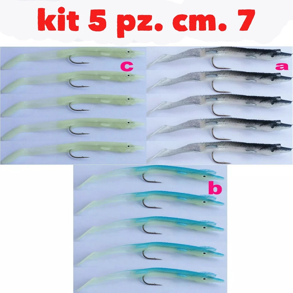 esca artificiale pesca traina aguglia anguillina artificiali spinning mare lago - Immagine 1 di 1