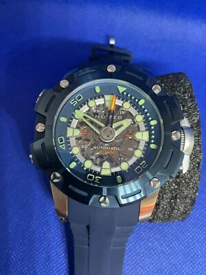 Reloj Pulsera Hombre Nubeo Curiosity Automático Mod NB-6040-azul Foto 1 de 4