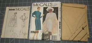 Vtg McCall's 9246 Elegant Cape & Dress Size 6 Joan Collins Dynasty Nolan Miller - Picture 1 of 4