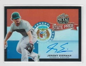 Leaf Metal Draft State Pride 2018 negro 1/15 Jeremy Eierman #SP-JE1 automático A's - Imagen 1 de 1
