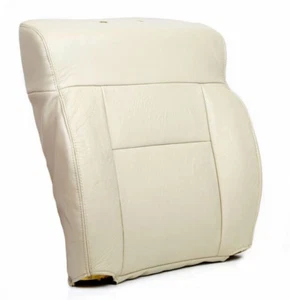 2004 Ford F150 Driver Lean back (TOP) Replacement Leather Seat Cover Light Tan - Picture 1 of 10