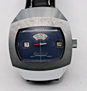 Sheffield Direct Read Mystery Dial Dashboard Watch 36mm Date Manual Wind UP - Picture 1 of 4