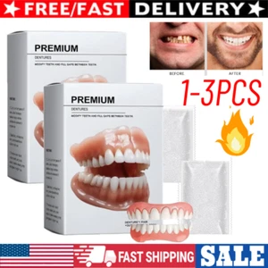 1-3PCS HZA Premium Custom Dentures,Smileasego Dentures False Teeth Set New~~ - Picture 1 of 12