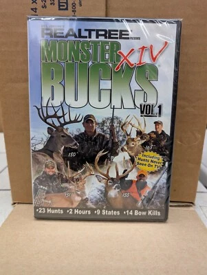 Realtree Monster Bucks XIV Vol 1 Hunting DVD  New/SEALED - Image 1 of 3