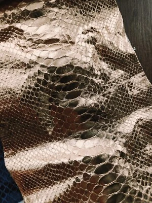 Genuine Snake skin, Italian genuine snake leather, exotic leather  - Image 1 of 4