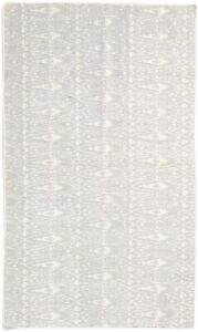 3' X 5' Rug Wool Grey Transitional Dhurrie Scandinavian Trellis Small Carpet