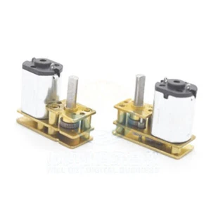 DC 3V 6V 12 V micro mini N20 motore flip albero motore ingranaggi in metallo DC 3V 12 V robot D - Foto 1 di 1