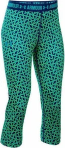 Under Armour Girls' Heatgear Armour Printed Capri 1271020-403 Youth XL NWT  - Picture 1 of 2