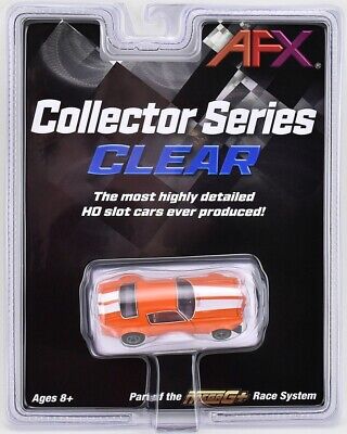 AFX Mega G+ Orange Chevy Camaro SS396  Clear Collector Series HO Scale Slot Car • 33.95$
