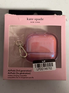 Kate Spade Protective Case for Apple AirPods (3rd Gen) Grapefruit Soda -OPEN BOX - Picture 1 of 1