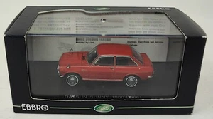 EBBRO 1:43 Datsun Sunny 1000 2-Door Sedan B10 1966 Red DIE CAST OLDIES - Picture 1 of 7