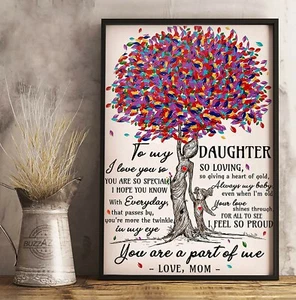 Family Daughter Mom So Special Personalized Poster ( Poster, No Frame ) - Picture 1 of 2