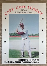 1988 P&L Promotions Cape Cod League Bobby Kiser 74 Falmouth Commodores 0361