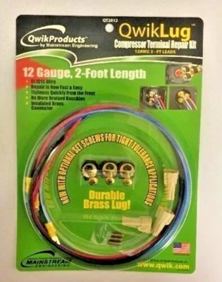 KIT REPARACIÓN TERMINAL COMPRESOR PRODUCTOS QUIK (CALIBRE 12, LONGITUD 2') QT2812 Foto 1 de 4