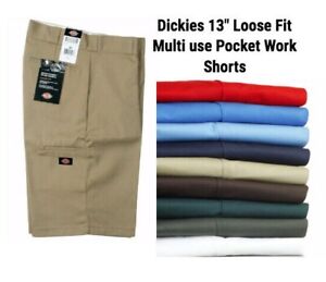 Dickies Men's 13 " loose fit Multi use pocket work shorts