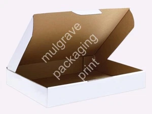 Premium White Mailing Box A4 310 x 250 x 50 mm (100 pcs) - Picture 1 of 5