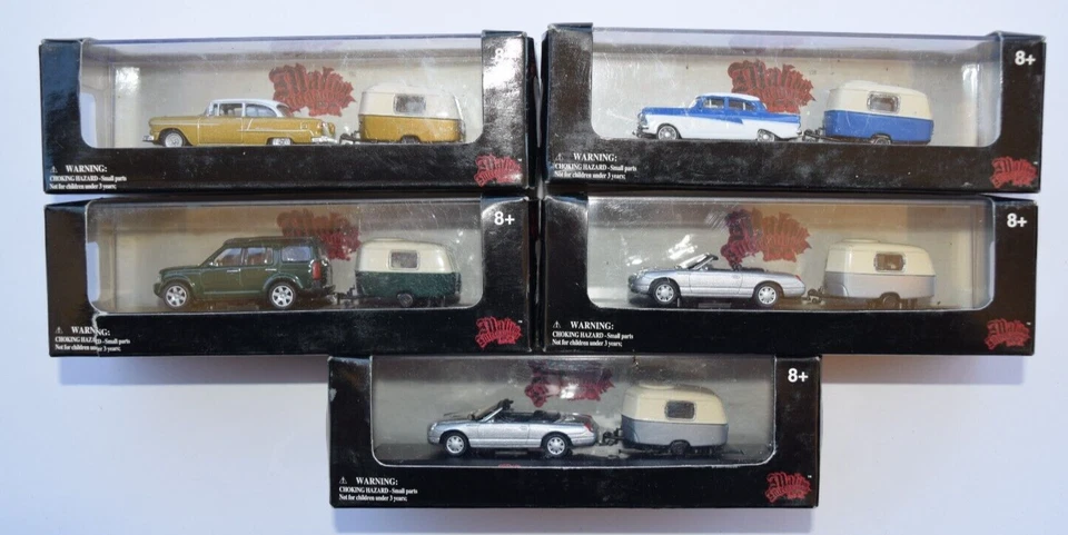 Malibu International 06008 Ford Taunus 17m With Caravan 1 87