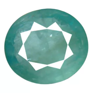 0.86 ct AAA Magnificent Oval Shape (7 x 6 mm) Greenish Blue Grandidierite - Picture 1 of 1