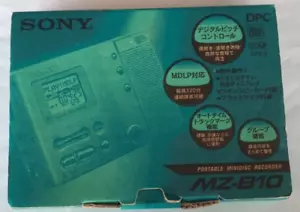 SONY MZ-B10 Mini Disc MD Walkman Player Recorder - Silver - Japan - Picture 1 of 11