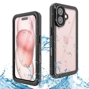 Waterproof 360 Protective Case For iPhone 16 16 ProMax Plus Outdoor Armor Cover - Picture 1 of 10