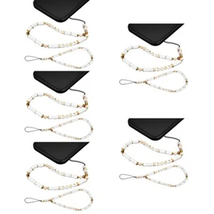 2 Stk Dekorationen Telefon-Charm-Lanyards Phone-Charm-Lanyard-Riemen - Afbeelding 1 van 12