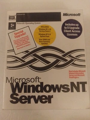 Windows NT Server 4.0 Upgrade 5 Client Pack CD-ROM Brand New Factoiry Sealed - Image 1 of 4