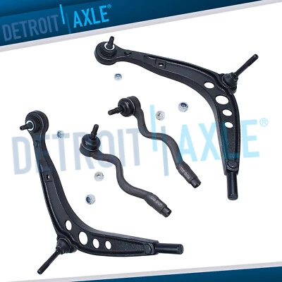 Front Lower Control Arm w/Ball Joint Outer Tie Rod for BMW 318i 323i 325i 328 Z3 - Image 1 of 4