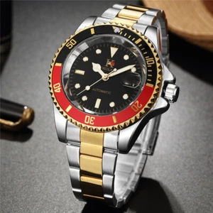 Men's Automatic Mechanical Watch Luminous Waterproof Business Watch Hot Sale - Picture 1 of 30