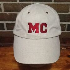 Meredith College Beige Embroidered Ball Cap, Adjustable, Master of Ceremonies MC