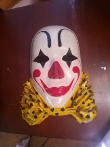 VINTAGE D’Losantos, Losantos Signed Paper Mache’ Handmade Clown Mask See Desrptn - Picture 1 of 4