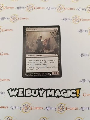 MTG | Blood Artist | Avacyn Restored | Signed| Light Played (LP) | ENG - Image 1 of 2