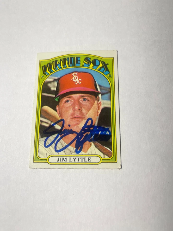 Chicago White Sox JIM LYTTLE Signed Card - Image 1 of 1