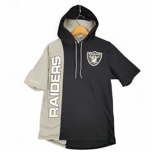 Las Vegas Raiders Mitchell & Ness Kurzarm Pullover Hoodie Gr. Medium NFL - Bild 1 von 13
