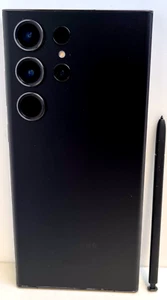 Samsung Galaxy S23 Ultra (5G) 256GB Czarny (odblokowany) *DZIAŁA/MAŁY CHIP* SM-S918U - Zdjęcie 1 z 4