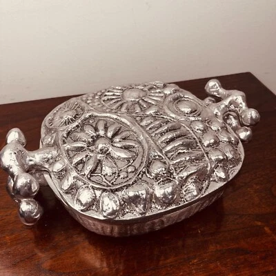 Vtg MCM Brutalist Don Drumm Aluminum Casserole Serving Dish Home Kitchen Dining - Image 1 of 4