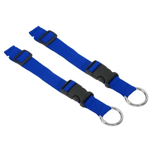 2pcs Add a Bag Luggage Straps Adjustable Suitcase Belt Plastic, Blue - Picture 1 of 6