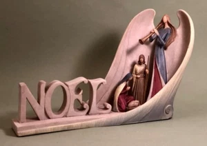 Dicksons Angel and Holy Family with "Noel" figurine - Picture 1 of 7