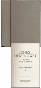 Ernest HEMINGWAY / The First Forty-Nine Stories 1st ed Franklin Library 1977 - Picture 1 of 3