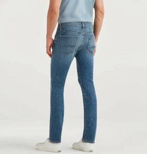 Nuevo con etiquetas 7 For All Mankind Hombre Pierna Recta Cónica Pierna Recta Talla 40 Costa de Amalfi - Imagen 1 de 12