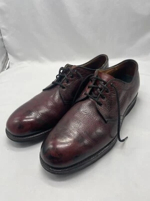 Vintage Alden 308 Burgundy Blucher Leather Oxfords Goodyear Men’s 11 - Image 1 of 4
