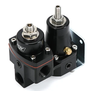 Dual Stage Fuel Pressure Regulator Metal Construction 13220 For EFI To - Picture 1 of 12