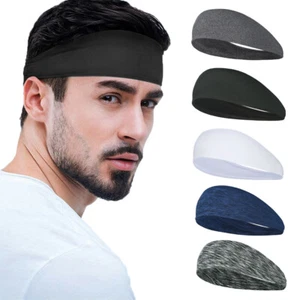 Fascia sudore uomo donna fascia yoga palestra corsa elasticizzata sport - Foto 1 di 16
