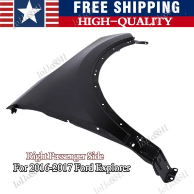 Front Right Side Fender Fits For 2016-2017 Ford Explorer Steel Primed Steel Foto 1 de 4