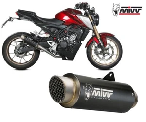 Mivv Complete full exhaust GP PRO Black Inox Highfor HONDA CB 125 R 2021 > 2023 - Picture 1 of 4