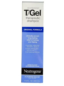 Neutrogena T/Gel Therapeutic Tar Shampoo Dandruff 8.5 Oz US Seller NEW Exp10/24 - Picture 1 of 2