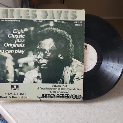Miles Davis Eight Classic Jazz Originals Vinyl LP Record VG+ - Image 1 of 2