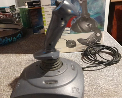 logictech wingman extreme flight joy stick - Image 1 of 3